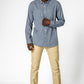 KENNETH COLE - חולצת במבוק לייקרה משובצת - MASHBIR//365 - 5