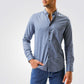 KENNETH COLE - חולצת במבוק מוברשת בצבע תכלת - MASHBIR//365 - 1