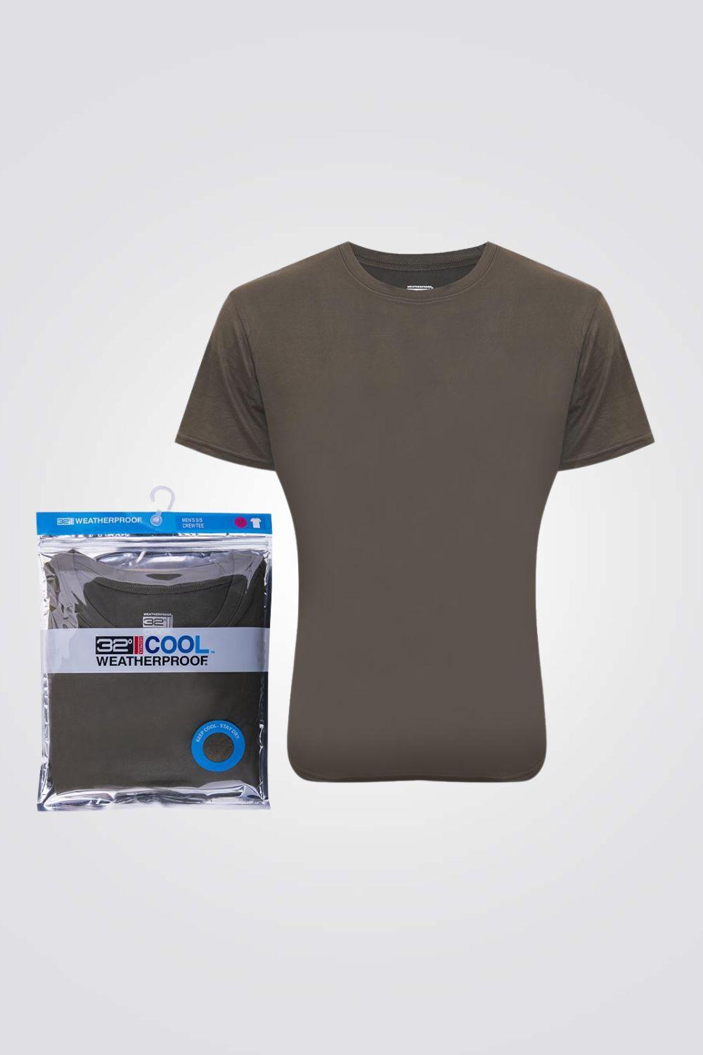 COOL 32 - חולצת דרייפיט לגבר חאקי - MASHBIR//365