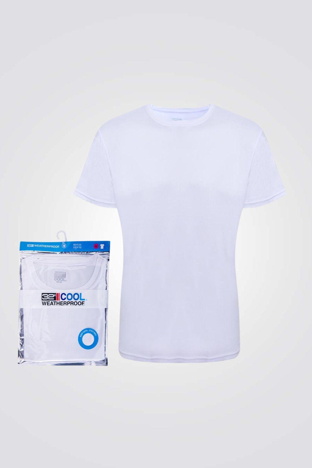 COOL 32 - חולצת דרייפיט לגבר בצבע לבן - MASHBIR//365