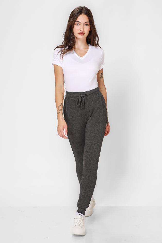 COOL 32 - חולצת דרייפיט לנשים צווארון וי בצבע לבן - MASHBIR//365