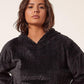 ETAM - חולצת פיג'מה פליז CLORIE שחור - MASHBIR//365 - 3