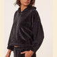 ETAM - חולצת פיג'מה פליז CLORIE שחור - MASHBIR//365 - 1