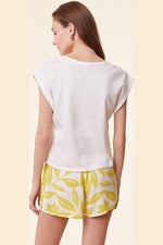 ETAM - חולצת פיג'מה JEYNA בצבע לבן - MASHBIR//365