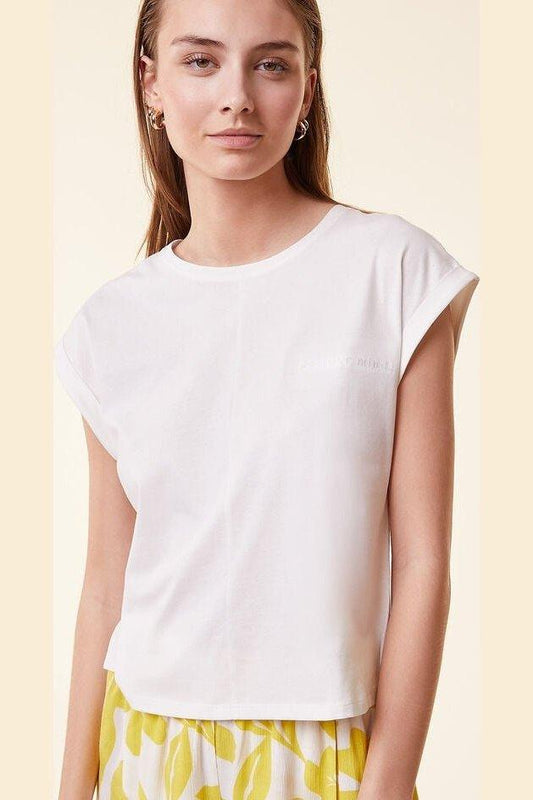 ETAM - חולצת פיג'מה JEYNA בצבע לבן - MASHBIR//365