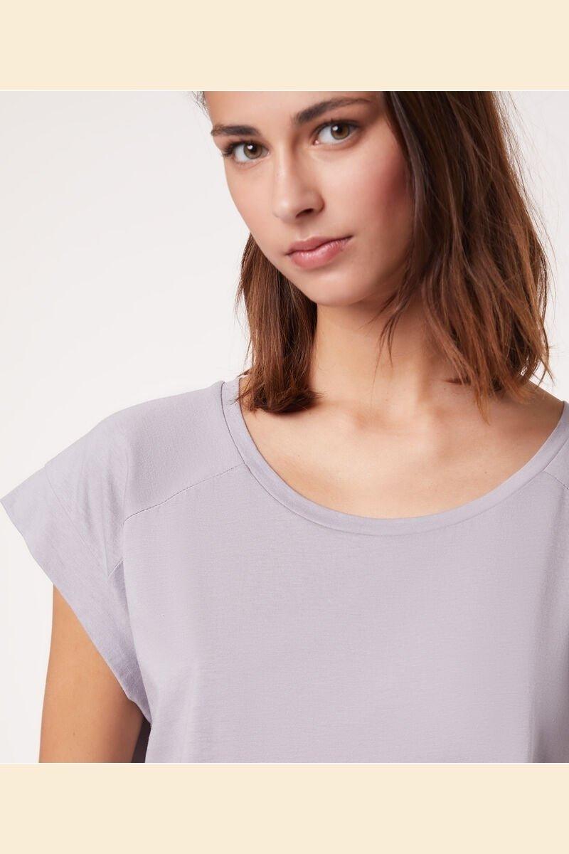 ETAM - חולצת פיג'מה קצרה GAM סגול לילך - MASHBIR//365