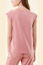 ETAM - חולצת פיג'מה קצרה GAM ורודה - MASHBIR//365