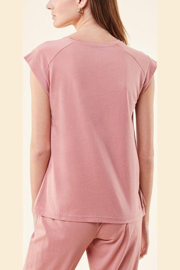 ETAM - חולצת פיג'מה קצרה GAM ורודה - MASHBIR//365