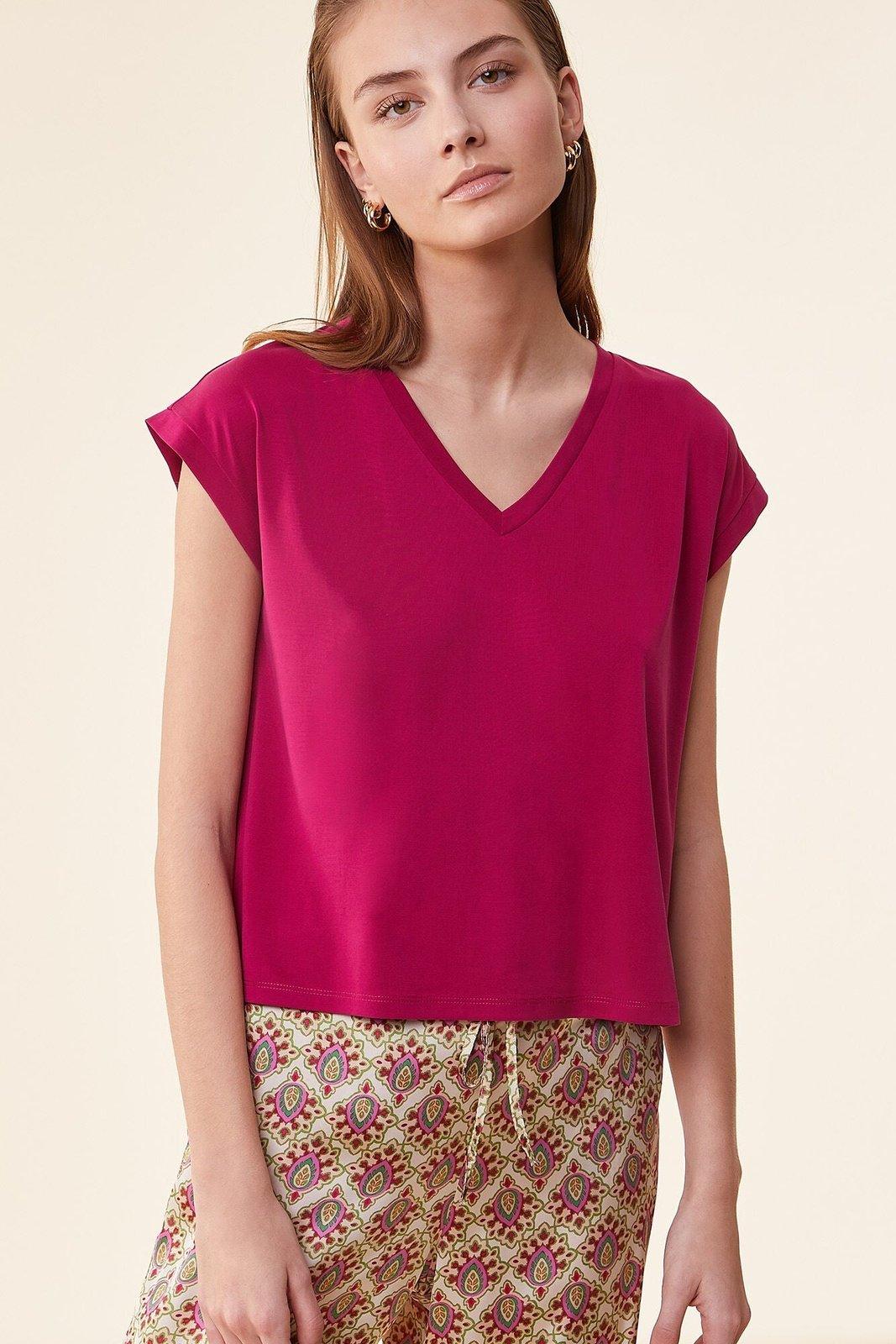 ETAM - חולצת פיג'מה קצרה NAYA פוקסיה - MASHBIR//365