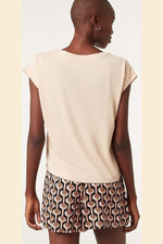 ETAM - חולצת פיג'מה קצרה NAYA קרם - MASHBIR//365