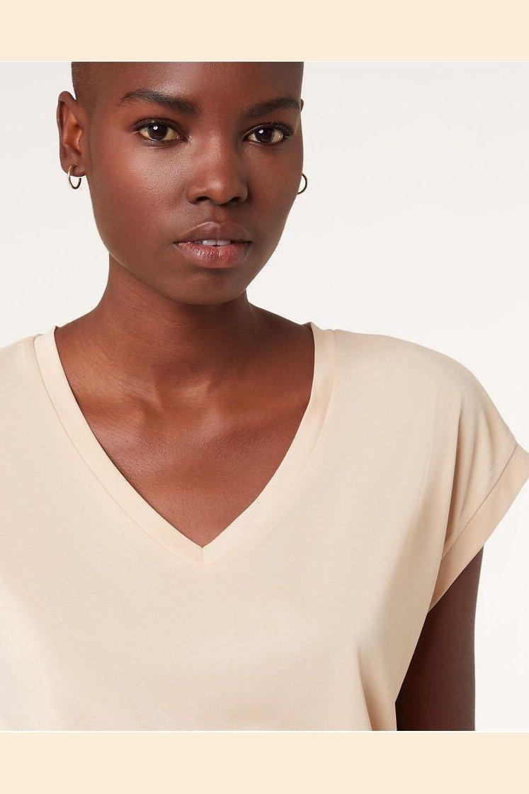 ETAM - חולצת פיג'מה קצרה NAYA קרם - MASHBIR//365