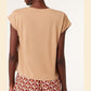 ETAM - חולצת פיג'מה קצרה NAYA חום בהיר - MASHBIR//365 - 2