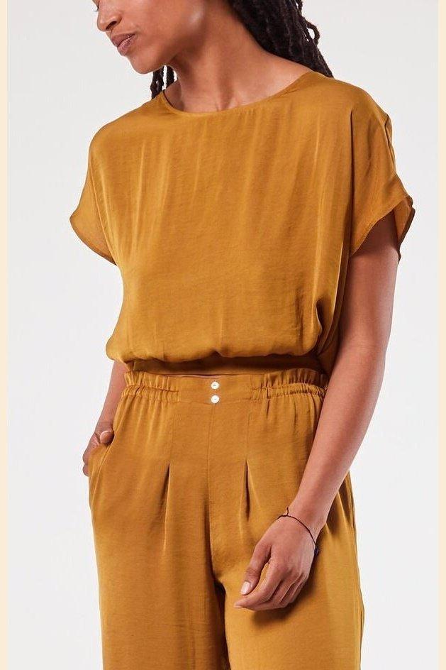 ETAM - חולצת פיג'מה RUSTICA חרדל - MASHBIR//365