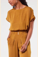 ETAM - חולצת פיג'מה RUSTICA חרדל - MASHBIR//365