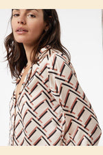 ETAM - חולצת פיג'מה סאטן JENET קרם - MASHBIR//365