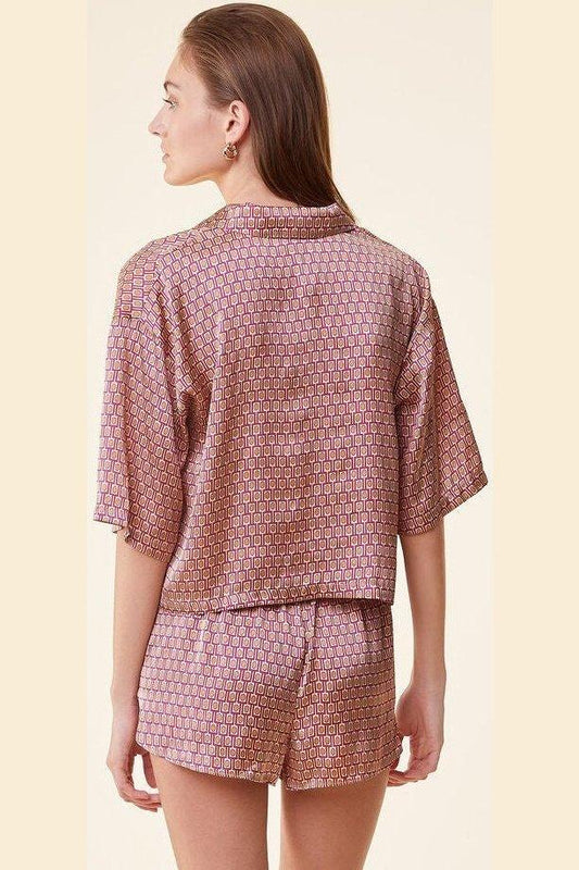 ETAM - חולצת פיג'מה סאטן JENNIE - MASHBIR//365
