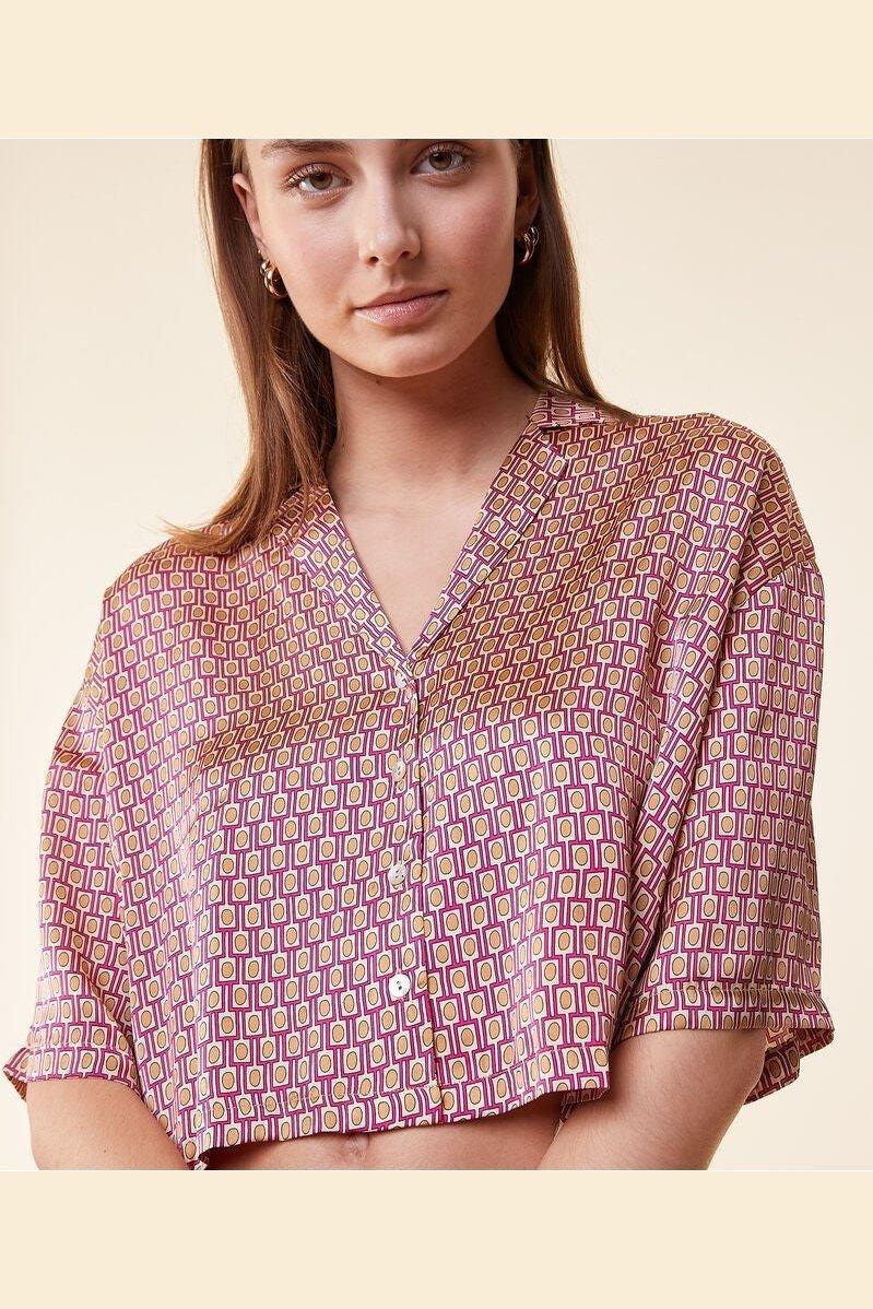 ETAM - חולצת פיג'מה סאטן JENNIE - MASHBIR//365