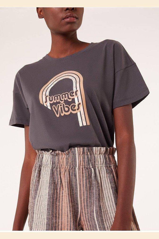 ETAM - חולצת פיג'מה STEEVE אפורה - MASHBIR//365