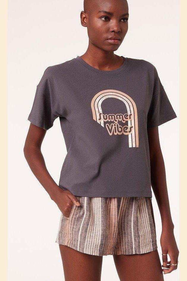 ETAM - חולצת פיג'מה STEEVE אפורה - MASHBIR//365