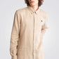 TIMBERLAND - חולצת פשתן SLIM-FIT בצבע בז' - MASHBIR//365 - 1