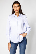 חולצת פסים מכופתרת לנשים | קנת קול