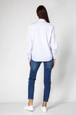 חולצת פסים מכופתרת לנשים | קנת קול