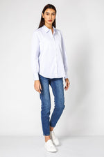 חולצת פסים מכופתרת לנשים | קנת קול