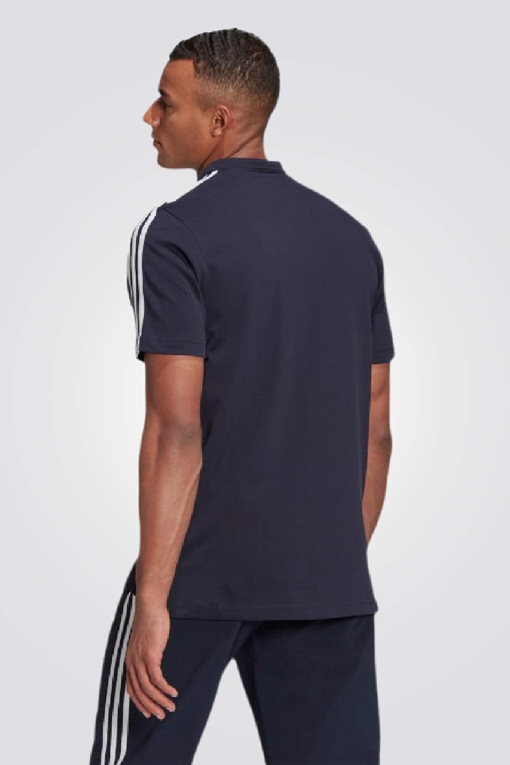 ADIDAS - חולצת פולו AEROREADY ESSENTIALS PIQUÉ בצבע כחול - MASHBIR//365