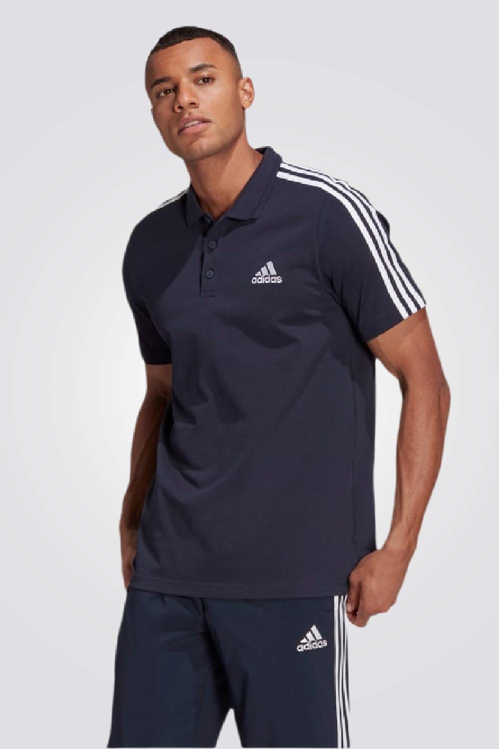 ADIDAS - חולצת פולו AEROREADY ESSENTIALS PIQUÉ בצבע כחול - MASHBIR//365
