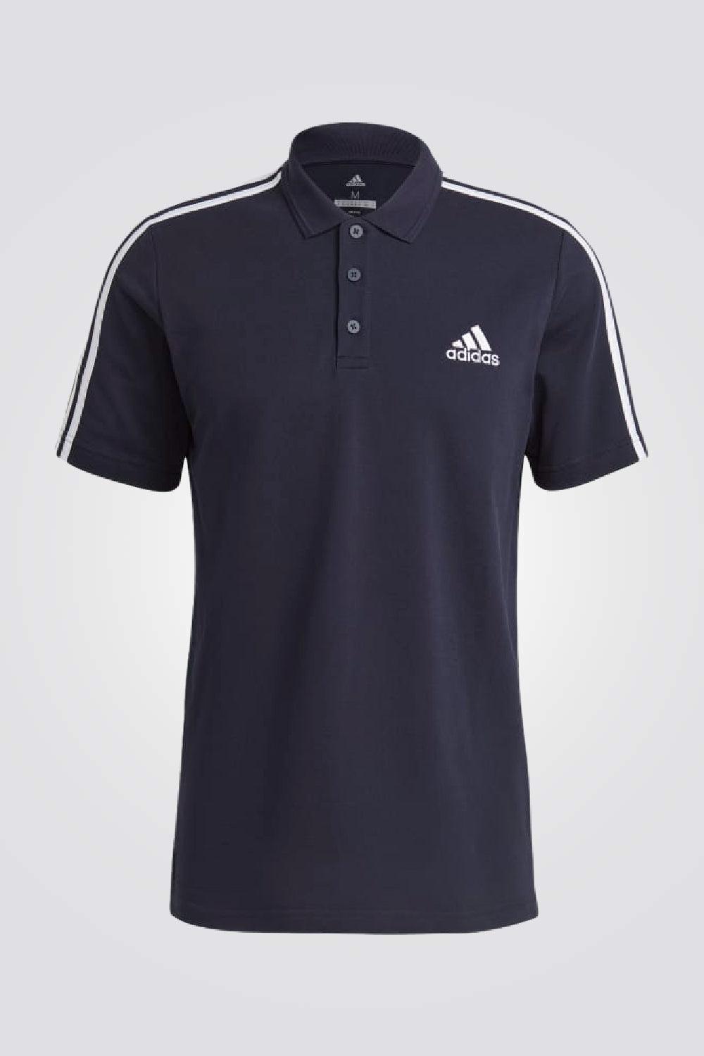 ADIDAS - חולצת פולו AEROREADY ESSENTIALS PIQUÉ בצבע כחול - MASHBIR//365