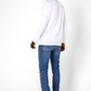 SCORCHER - חולצת פולו ארוכה בצבע לבן - MASHBIR//365 - 5