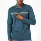 SCORCHER - חולצת פולו ארוכה בצבע טורקיז - MASHBIR//365 - 1