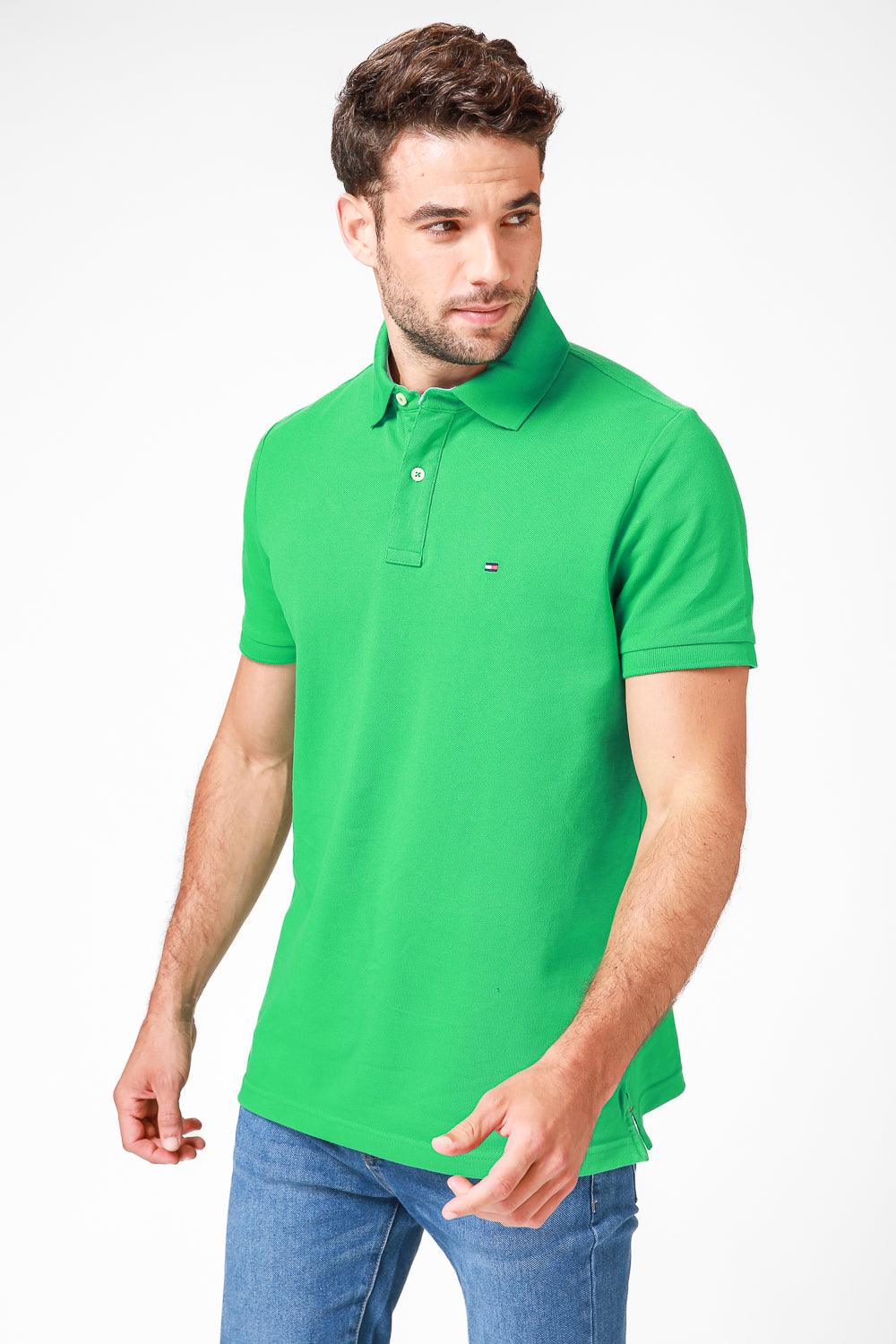 Tommy Hilfiger - חולצת פולו צבע ירוק - MASHBIR//365