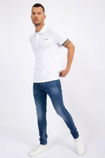 NAUTICA - חולצת פולו צבע לבן - MASHBIR//365