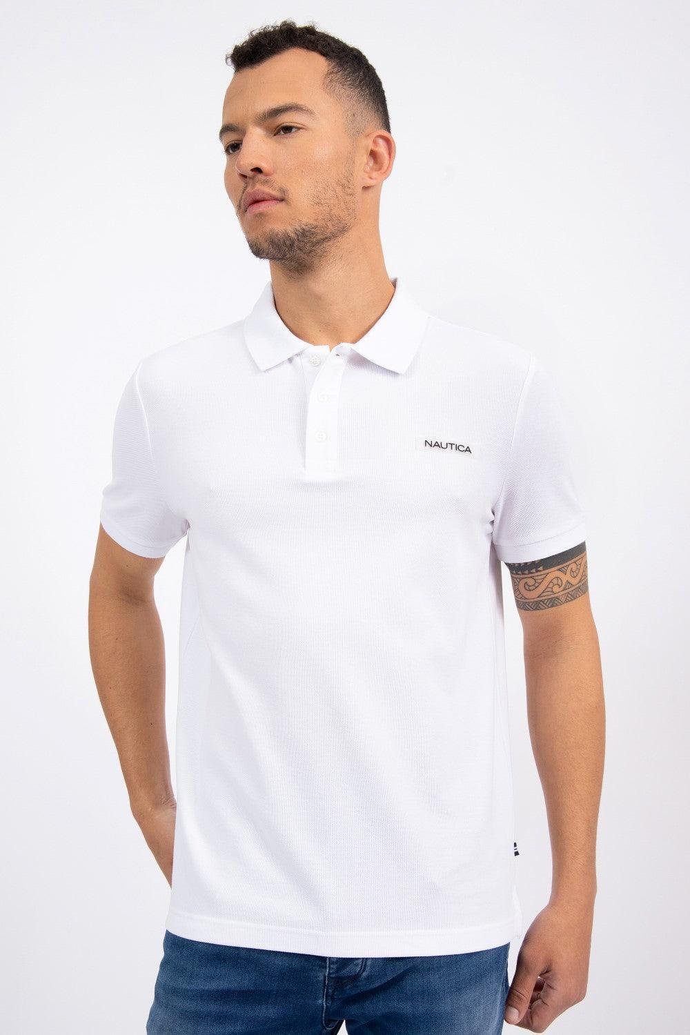 NAUTICA - חולצת פולו צבע לבן - MASHBIR//365