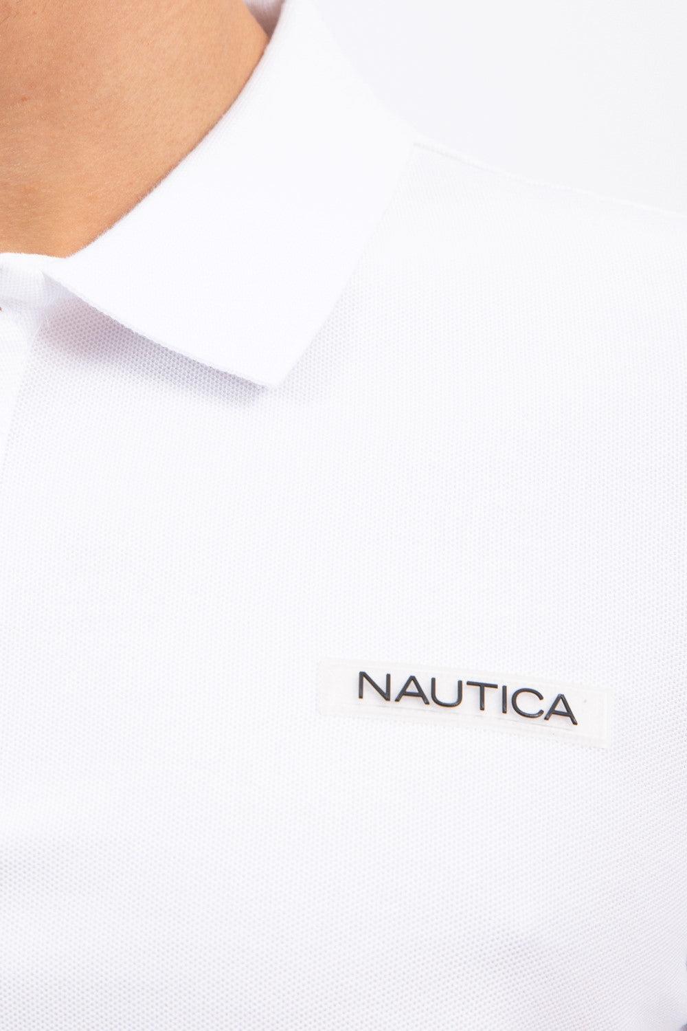 NAUTICA - חולצת פולו צבע לבן - MASHBIR//365