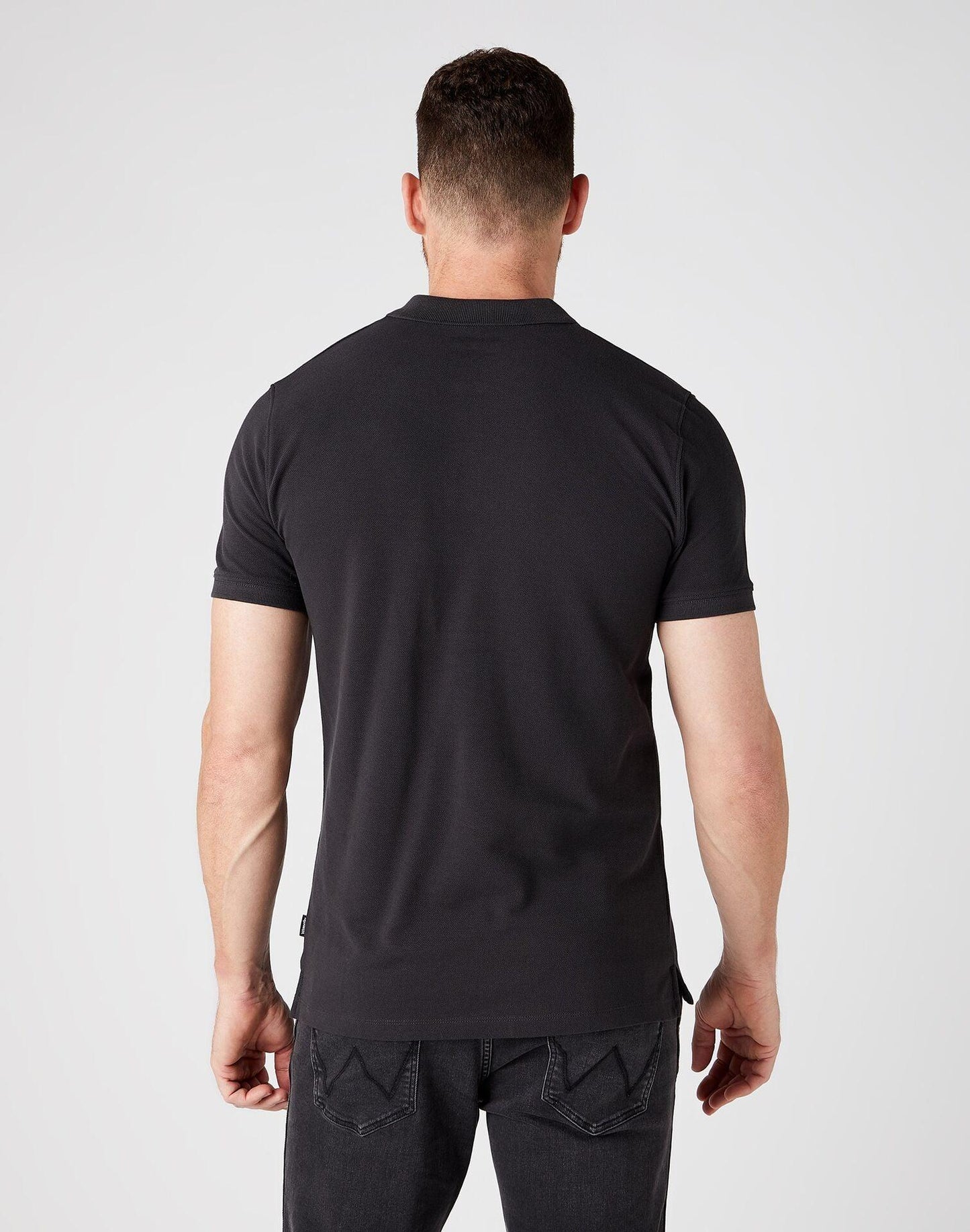 WRANGLER - חולצת פולו צבע שחור - MASHBIR//365