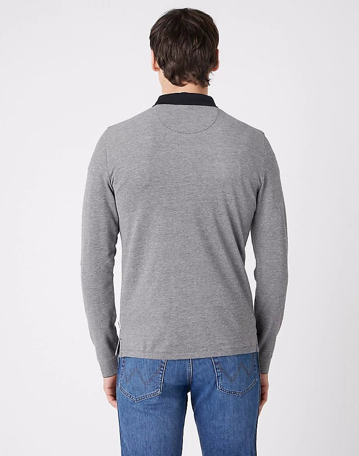 WRANGLER - חולצת פולו בצבע אפור - MASHBIR//365