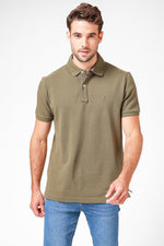 Tommy Hilfiger - חולצת פולו בצבע ירוק זית - MASHBIR//365