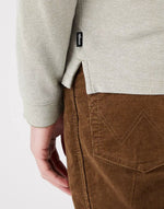 WRANGLER - חולצת פולו בצבע ירוק זית בהיר - MASHBIR//365