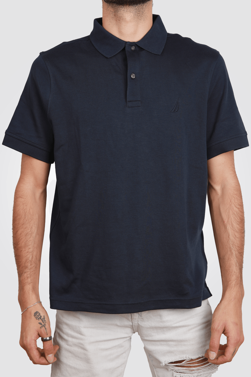 NAUTICA - חולצת פולו בצבע נייבי - MASHBIR//365