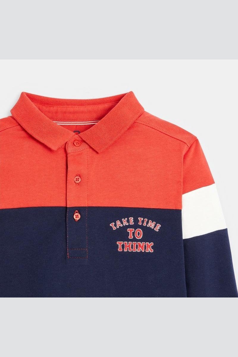OKAIDI - חולצת פולו בצבע נייבי לילדים - MASHBIR//365