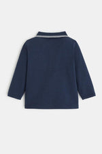 OBAIBI - חולצת פולו בצבע נייבי לתינוקות - MASHBIR//365