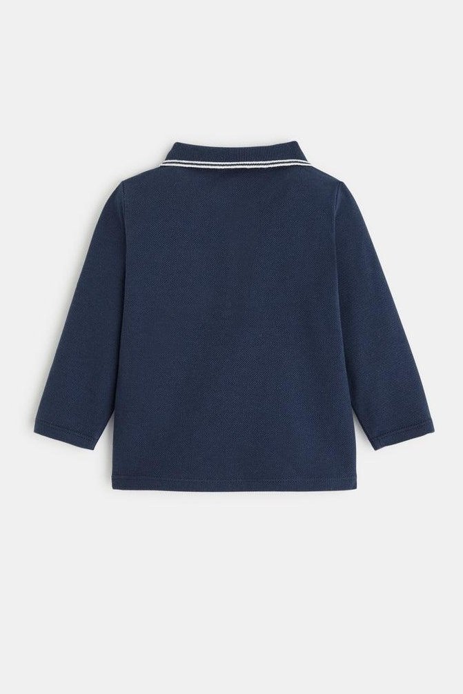 OBAIBI - חולצת פולו בצבע נייבי לתינוקות - MASHBIR//365