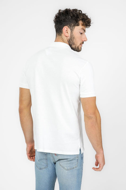 DELTA - חולצת פולו קצרה לגבר בצבע לבן - MASHBIR//365