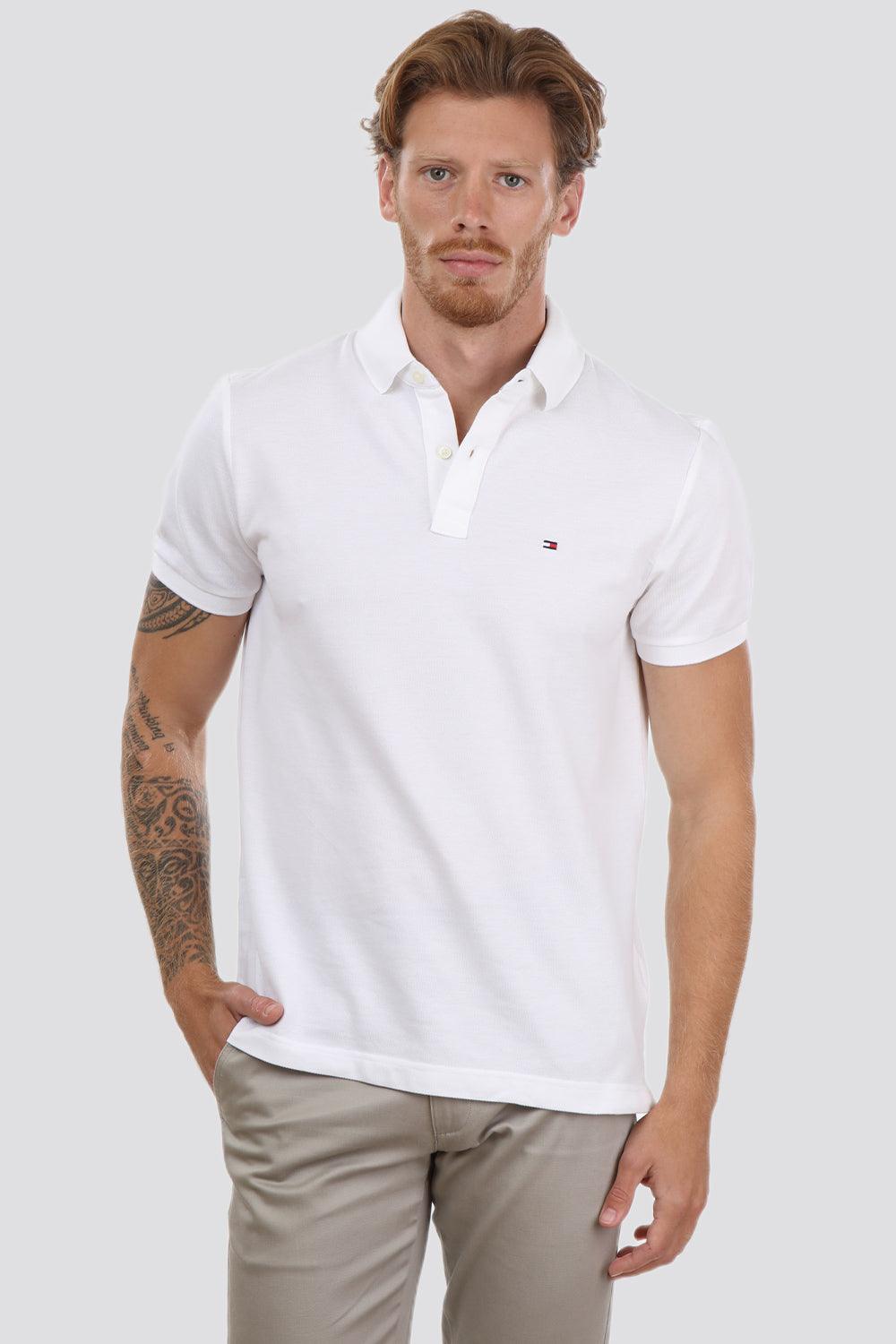 Tommy Hilfiger - חולצת פולו לבנה - MASHBIR//365