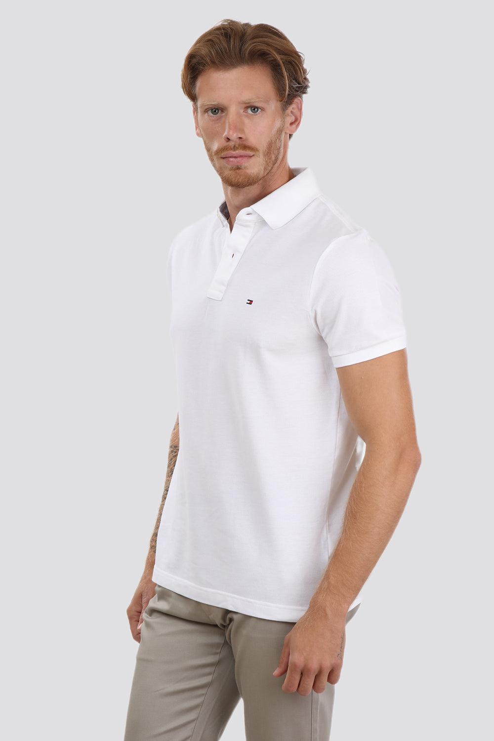 Tommy Hilfiger - חולצת פולו לבנה - MASHBIR//365