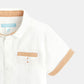 OBAIBI - חולצת פולו לבנה שרוולים קצרים - MASHBIR//365 - 3