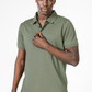 KENNETH COLE - חולצת פולו לגבר בצבע ירוק זית - MASHBIR//365 - 2