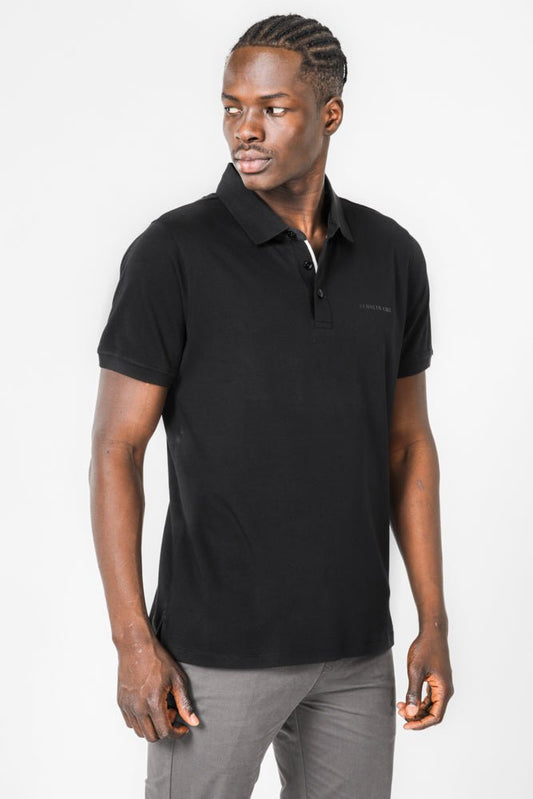 KENNETH COLE - חולצת פולו לגבר בצבע שחור - MASHBIR//365